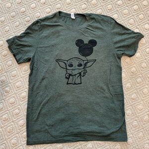 Bella Canvas Olive Green Women’s Skirt - Mickey Balloon Graphic